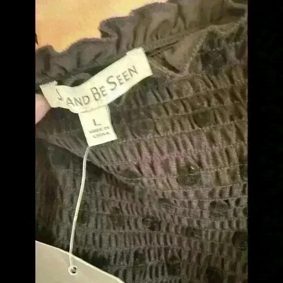 Black Polka Dot Dress See And Be Seen Size L New With Tags From Red Dress Boutiq - Picture 3 of 5